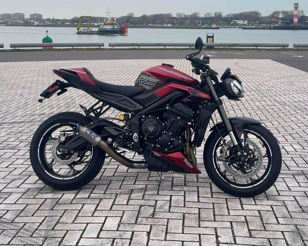 Triumph street triple 765RS 2023/2024 racefit uitlaat, Motoren, Tuning en Styling, Ophalen of Verzenden