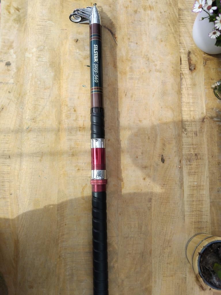 Silstar werphengel 5.60m, Ophalen of Verzenden, Zo goed als nieuw, Werphengel