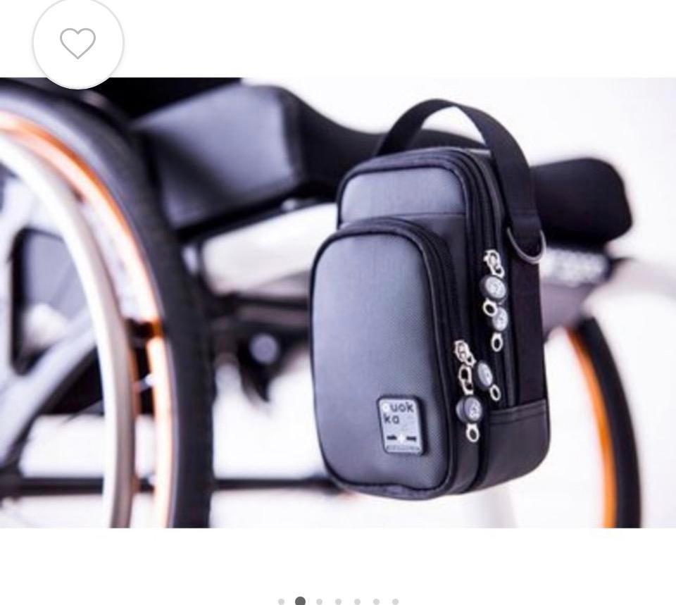 Rolstoeltas met adapter, Ophalen of Verzenden, Zo goed als nieuw