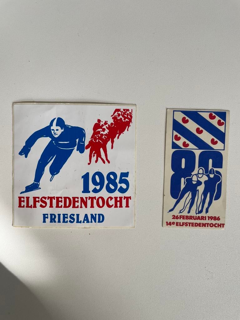 Originele Elfstedentocht stickers, Verzamelen, Ophalen of Verzenden, Sport