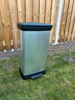 Curver prullenbak, Huis en Inrichting, Kunststof, Gebruikt, Met pedaal, 50 tot 75 cm