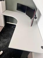 HOEK BUREAU 2.00 x 1.60 Meter evt met tripple monitor arm, Huis en Inrichting, Bureaus, Ophalen of Verzenden, In hoogte verstelbaar