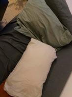 Diverse kussens: 4 groot voor bed, 7 klein voor bank, Ophalen of Verzenden, Gebruikt, Overige kleuren, Vierkant