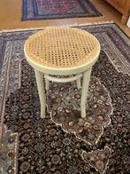 Wit Thonet webbing krukje kruk, Ophalen of Verzenden, Gebruikt, Hout