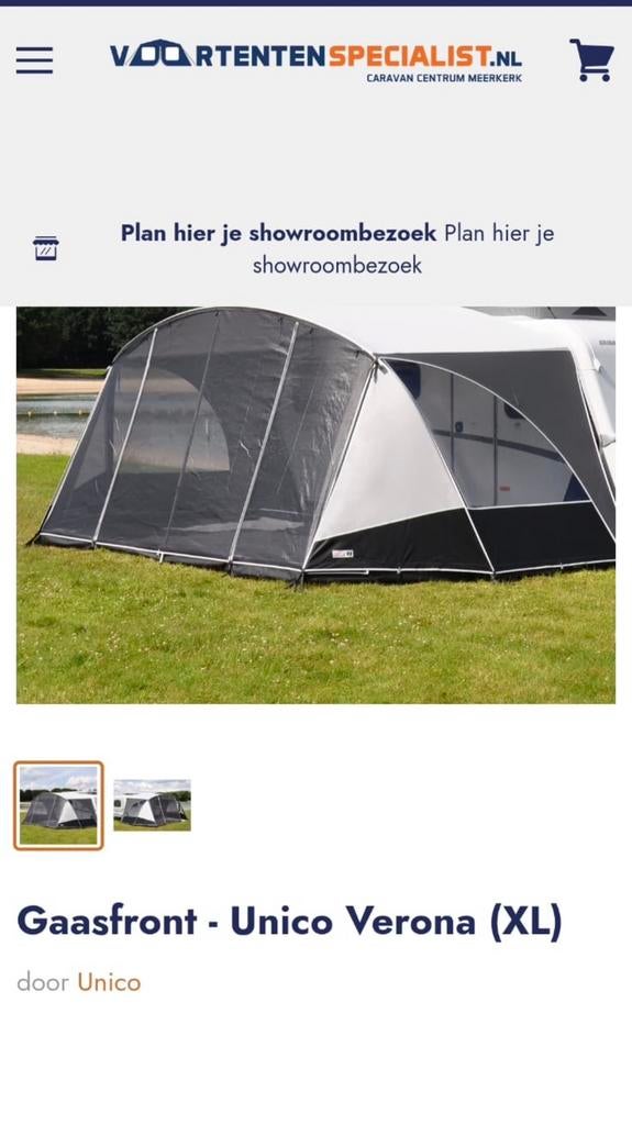 Unico luifel vliegen/muggen hor - zo goed als nieuw, Ophalen, Zo goed als nieuw, Unico Ventura