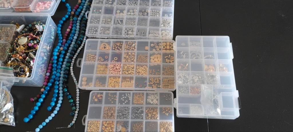 Mooie natuur steen kralen rvs materiaal, Ophalen of Verzenden, Nieuw