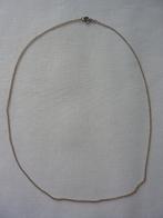 Dunne goudkleurige ketting, geen goud, 60 cm, voor hanger, Verzenden, Zo goed als nieuw, Goud, Overige materialen