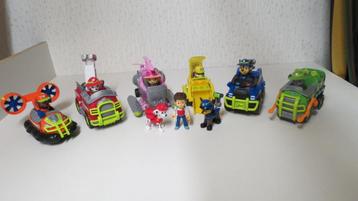 Pawpatrol speelauto's (los of per set)