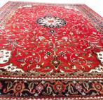 Groot Perzisch tapijt handgeknoopt vloerkleed 360 x 250 cm, 200 cm of meer, 200 cm of meer, Rood, Rechthoekig