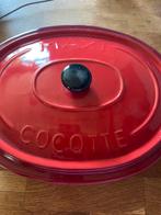 Gusta Maxi Cocotte rood, Ophalen, Zo goed als nieuw, Gietijzer, Koekenpan of Braadpan