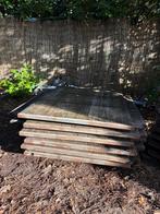 Hardhouten steenschotten, Tuin en Terras, Ophalen, Zo goed als nieuw, Hout