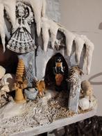 Zeer oude kerststal uit het Ertsgebergte met watten, Diversen, Heikant 21 Kaatsheuvel, Belle Vieille Brocante, Ophalen of Verzenden