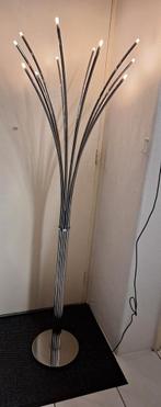 Led lamp met touch in 3 standen zilver, Huis en Inrichting, Lampen | Vloerlampen, Ophalen, Zo goed als nieuw, Metaal, 100 tot 150 cm