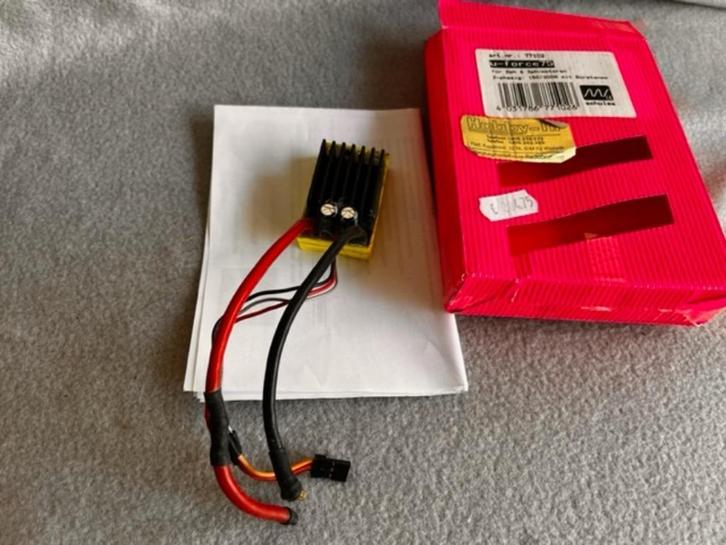 Schulze Uforce 75 regelaar ESC, Hobby en Vrije tijd, Modelbouw | Radiografisch | Auto's, Gebruikt, Onderdeel, Elektro, Overige schalen