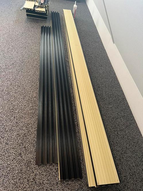 Rest partij kunstof wandpanelen hoge kwaliteit!, Doe-het-zelf en Verbouw, Plinten en Afwerking, Zo goed als nieuw, Plinten, Kunststof