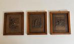Bronzen beroepenprent plaquettes, Ophalen of Verzenden