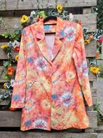 Gekke vintage retro oranje kleur splash blazer, Kleding | Dames, Jasjes, Kostuums en Pakken, Ophalen of Verzenden, Zo goed als nieuw
