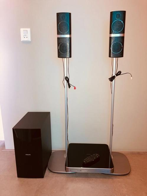 Philips 2.1 Home Cinema, Audio, Tv en Foto, Home Cinema-sets, Gebruikt, Blu-ray-speler, 2.1-systeem, 70 watt of meer, Philips