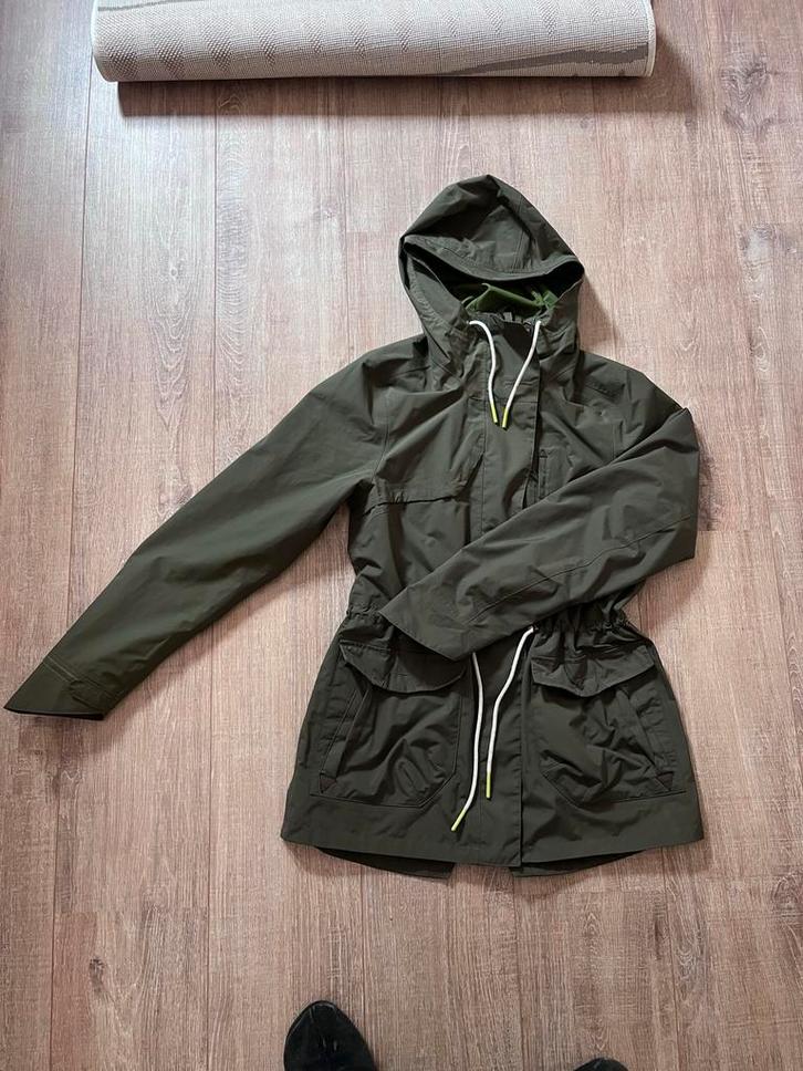 Regenjas Dames Maat S - Groen, Kleding | Dames, Jassen | Zomer, Zo goed als nieuw, Maat 36 (S), Groen, Verzenden