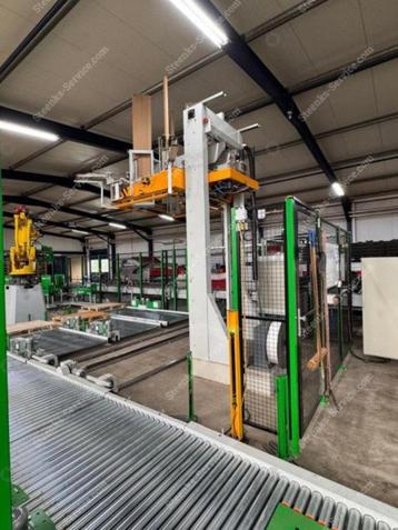 Sorma pallet omsnoerder + hoeklatten CST 124 (gebruikt)VP100 beschikbaar voor biedingen