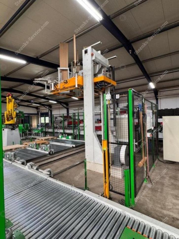 Sorma pallet omsnoerder + hoeklatten CST 124 (gebruikt)VP100, Zakelijke goederen, Machines en Bouw | Industrie en Techniek, Ophalen of Verzenden