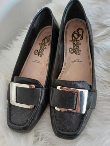 Esprit zwarte schoenen zgan maat 40 zwart instappers beschikbaar voor biedingen