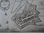 Gravure plattegrond vesting Geertruidenberg 1632-1652. Blaeu, Verzenden