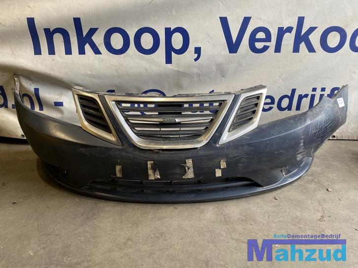 SAAB 9-3 Voorbumper 2008-2011, Auto-onderdelen, Carrosserie en Plaatwerk, Bumper, Saab, Voor, Gebruikt, Ophalen