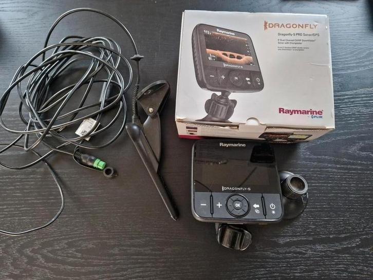 Raymarine Dragonfly 5 Pro Fishfinder/Kaartplotter, Watersport en Boten, Navigatiemiddelen en Scheepselektronica, Gebruikt, Kaartplotter of Fish Finder
