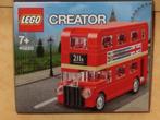 Lego Creator 40220 mini Engelse Londense bus, Ophalen of Verzenden, Nieuw, Complete set, Lego