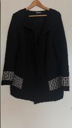 No man’s land vest zwart wit medium, Maat 38/40 (M), Verzenden, Zwart, Gedragen