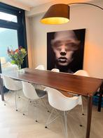 Witte Vitra Eames DSR en DAR stoelen (dupe), Huis en Inrichting, Stoelen, Ophalen, Kunststof, Gebruikt, Wit