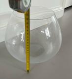 Grote glazen vaas, Huis en Inrichting, Woonaccessoires | Vazen, Wit, Ophalen of Verzenden, Minder dan 50 cm, Glas