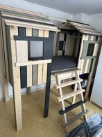 Huisjes bed, Ophalen, 85 tot 100 cm, Gebruikt, Hoogslaper of Stapelbed