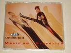cd single 2 Unlimited - Maximum overdrive , 5 nummers, 6 singles of meer, Verzenden, Gebruikt, Pop