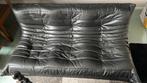 Togo Ligne Roset - zwart leer - topstaat, Ophalen, Gebruikt, 100 tot 125 cm, 150 tot 200 cm