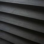 Zwarte bamboe jaloezieën 50mm - 3 stuks, Huis en Inrichting, Stoffering | Gordijnen en Lamellen, Ophalen, 150 tot 200 cm, Zo goed als nieuw