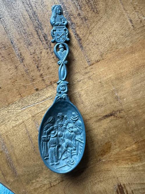 Antieke tinnen Herdenkingslepels., Antiek en Kunst, Antiek | Bestek, Ophalen of Verzenden