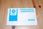 Piaggio Sfera handleiding + onderhoud., Verzenden, Gebruikt