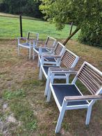 Higold tuinstoelen. Stapelbaar, Tuin en Terras, Tuinsets en Loungesets, Ophalen, Gebruikt, Aluminium, 2 zitplaatsen