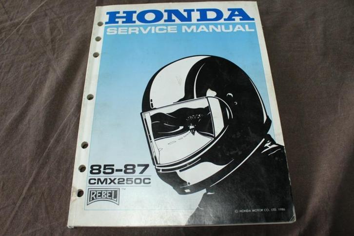 Honda CMX250 C Rebel 1985-1987 motorcycle service manual, Motoren, Handleidingen en Instructieboekjes, Honda, Ophalen of Verzenden