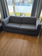 Grijze slaapbank / bedbank - Tweepersoons van Habitat, Tweepersoons, Ophalen of Verzenden, Zo goed als nieuw, Overige maten