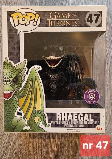 Funko Pop! Game of Thrones Rhaegal #47 - Custom beschikbaar voor biedingen