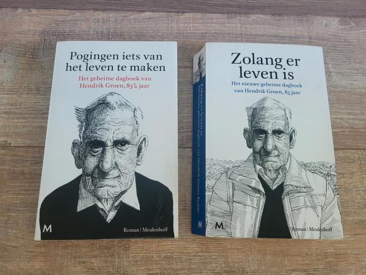 2 x Hendrik Groen - o.a. Zolang er leven is. Samen 7,50 euro, Boeken, Literatuur, Gelezen, Nederland, Ophalen of Verzenden