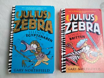 Kinderboek Julius Zebra 2 x van Gary Northfield. beschikbaar voor biedingen