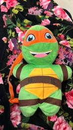 Michelangelo Ninja Turtle Rugzak Knuffel, Ophalen of Verzenden, Zo goed als nieuw