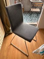 IKEA Modern Grey Chair with Chrome Legs, Huis en Inrichting, Stoelen, Ophalen, Nieuw, Metaal, Eén