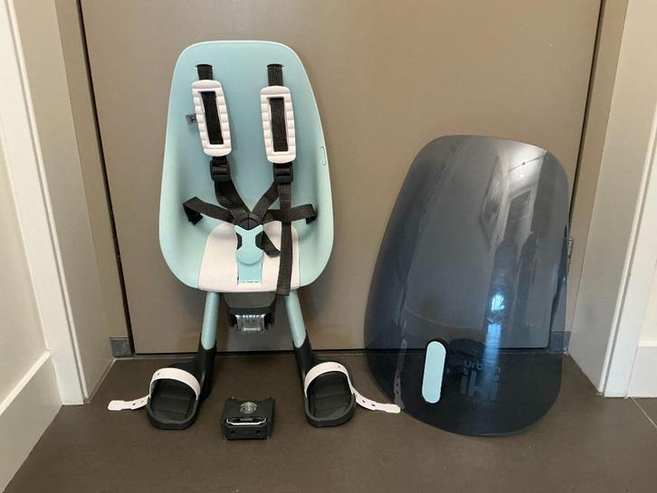 Fietsstoeltje voor, met windscherm, merk Urban Iki, Fietsen en Brommers, Fietsaccessoires | Fietsstoeltjes, Gebruikt, Voorzitje