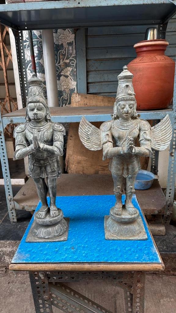 Indiase Bronzen Beelden, Antiek en Kunst, Kunst | Beelden en Houtsnijwerken, Ophalen of Verzenden