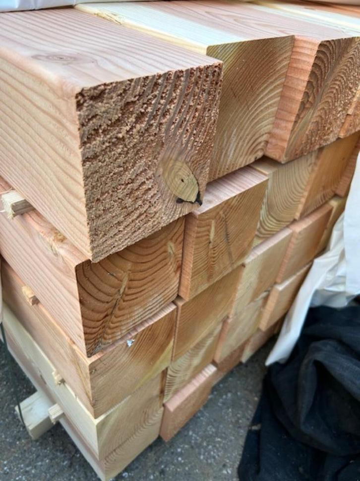 Douglas palen/balken (geschaafd) 140x140 in 3M leverbaar, Tuin en Terras, Palen, Balken en Planken, Nieuw, Balken, 250 cm of meer